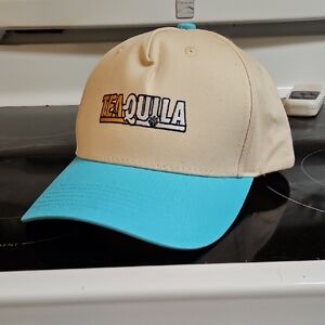 New Era Beige and Blue Cap